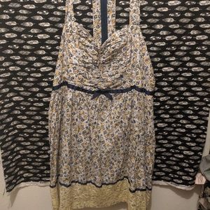 Torrid Size 22 Floral Zip Up Dress